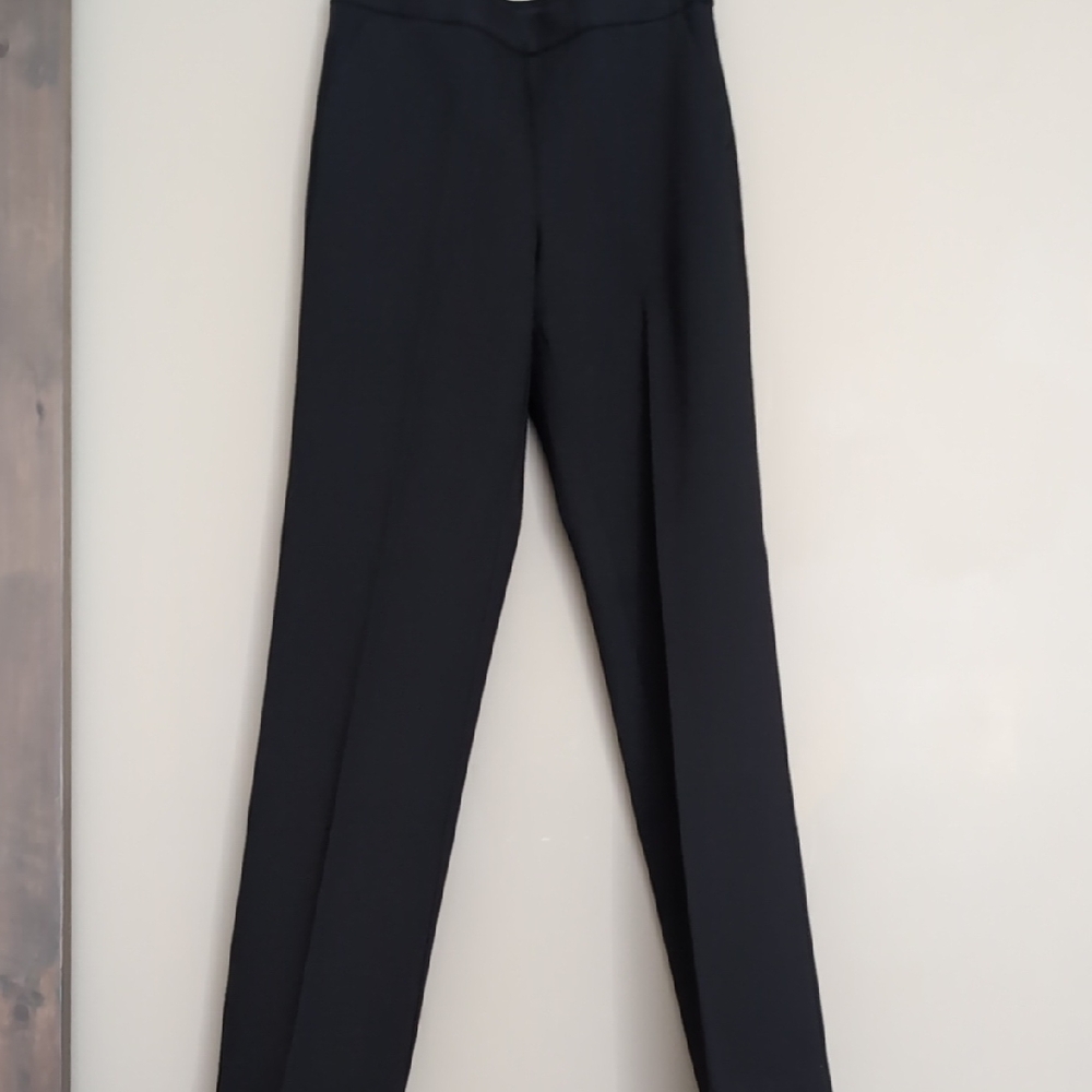 Black Wide Leg High Waist Dress Pants